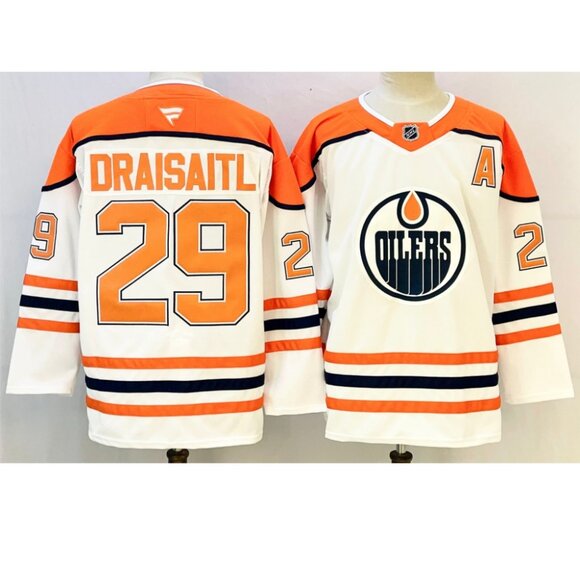Mens Leon Draisaitl Stitched Jersey